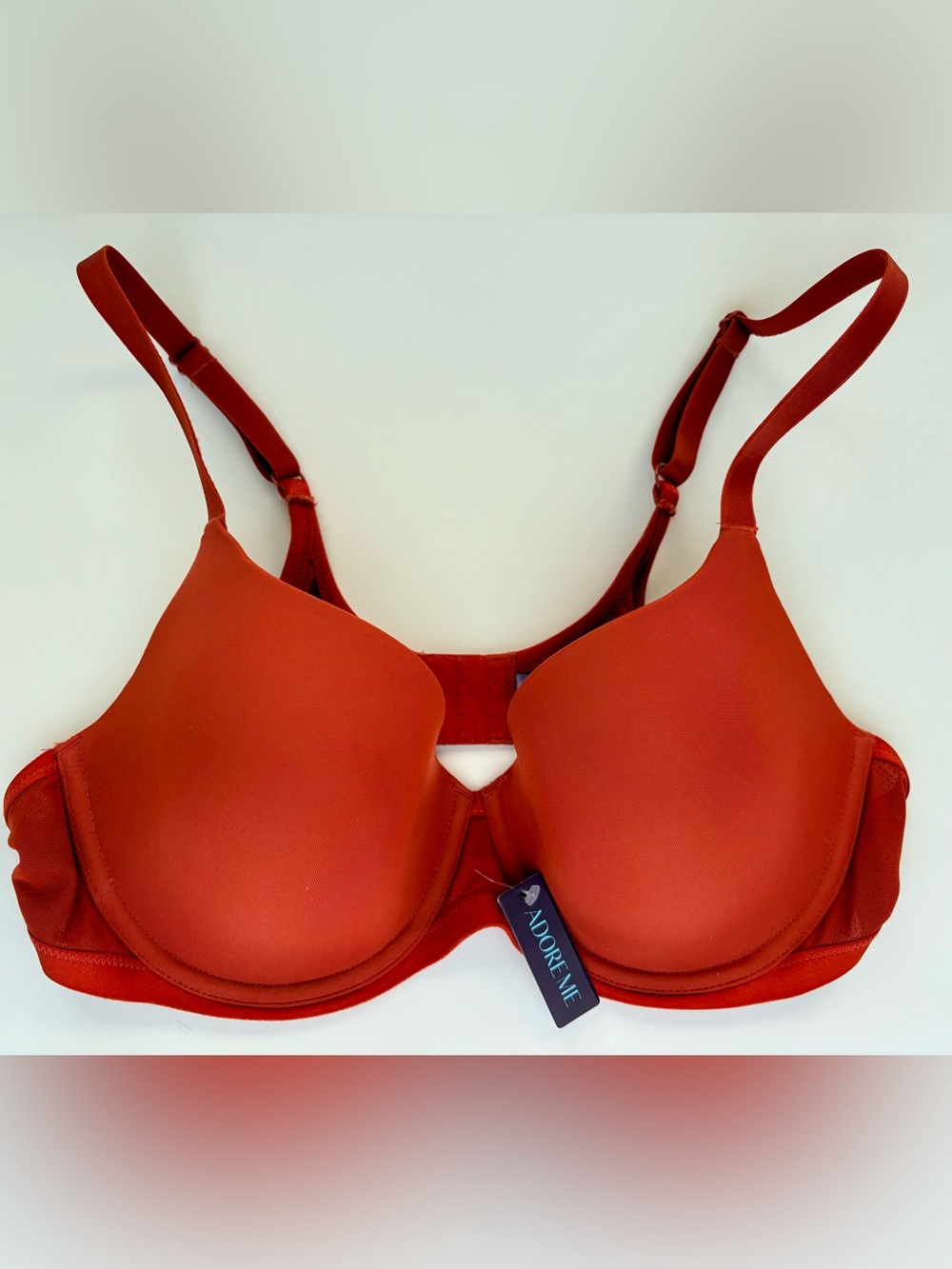 Adore Me Rust-Red Molded Underwire Bra